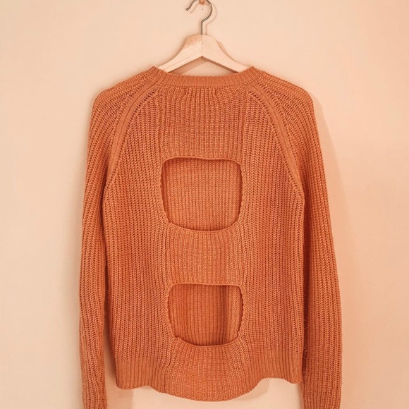 Jack by BB Dakota Sweater with Back Cutouts - Picture 2 of 3